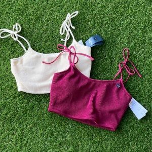 Hollister swim bikini tank tops